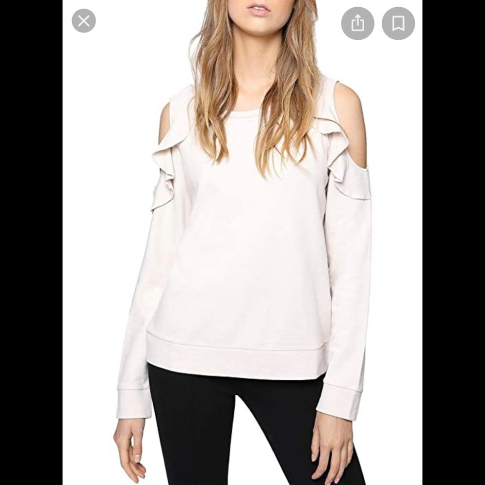Cold shoulder sweatshirt